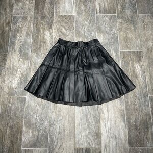 Kendall & Kylie Black Skater Skirt